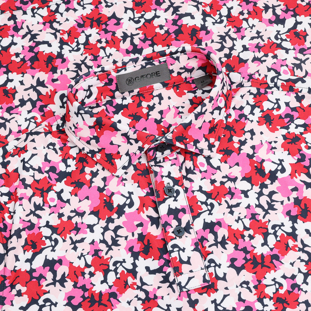 Camo Floral Tech Pique Polo