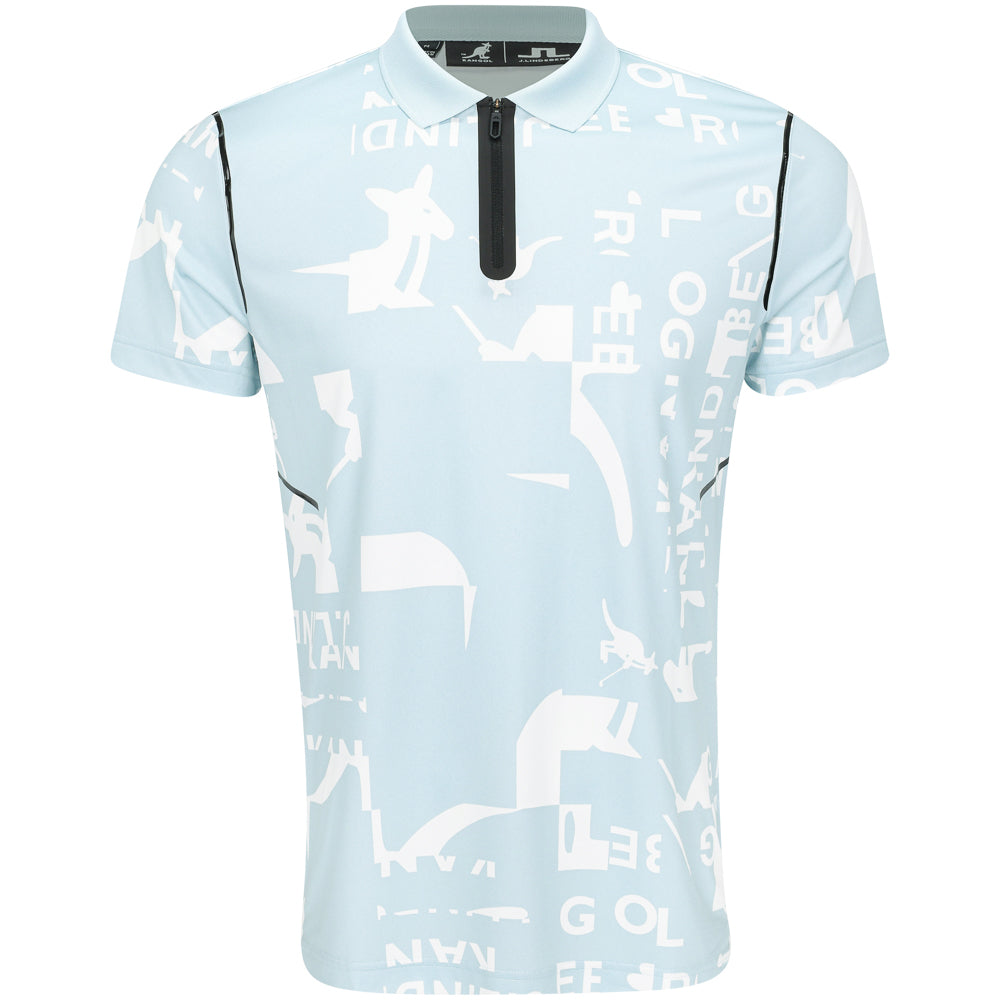 Miro Print 1/4 Zip Polo