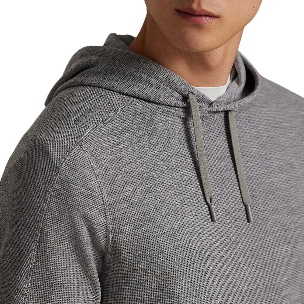Performance Waffle-Knit Hoodie