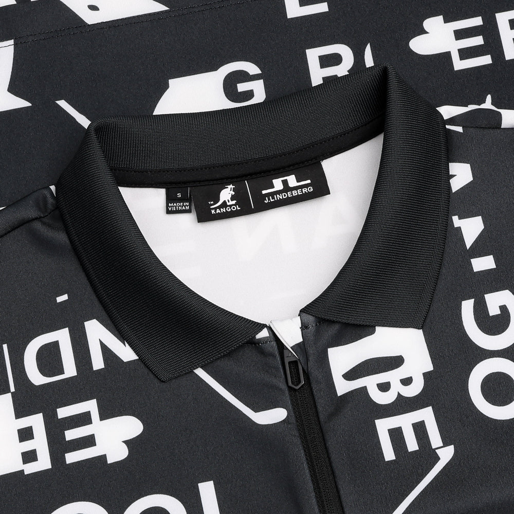 Women's Amila Print 1/4 Zip Polo