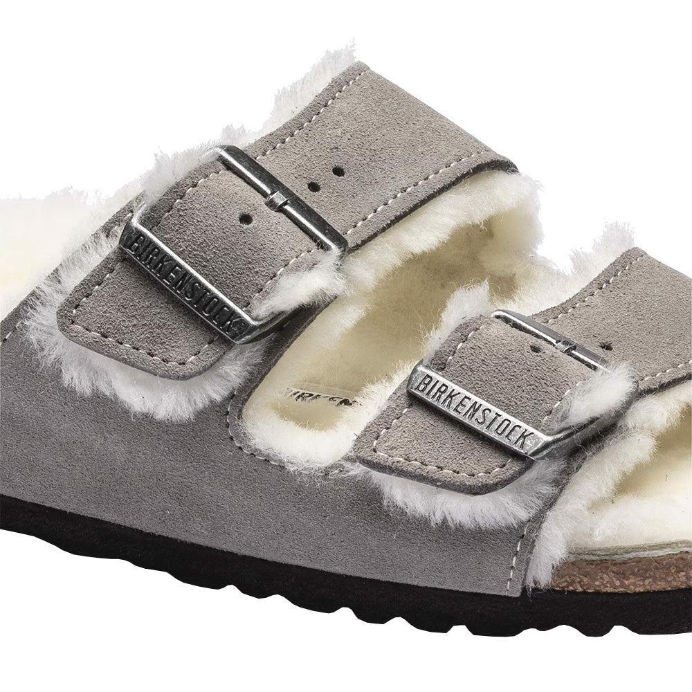 Arizona Shearling Sandals - Suede Leather