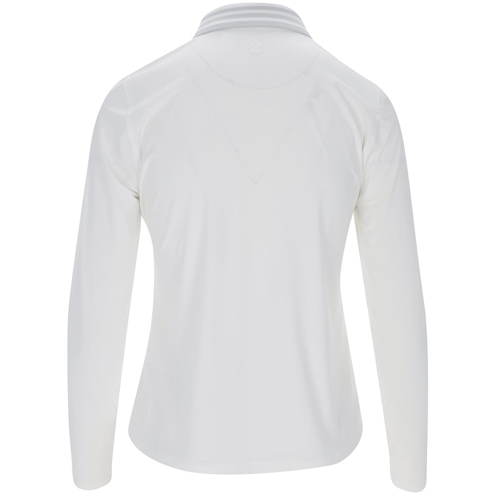 Women's Silky Tech Nylon Long Sleeve Zip Polo