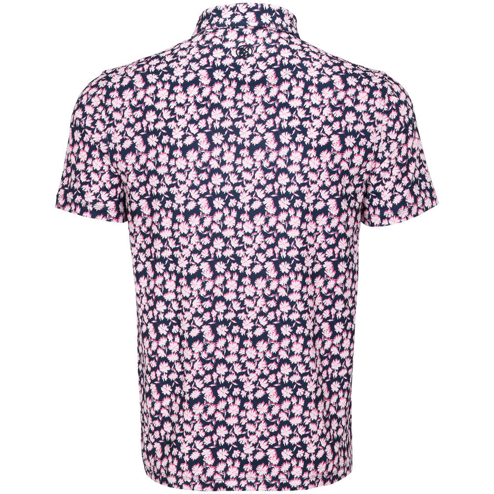 Optic Floral Tech Stretch Jersey Polo