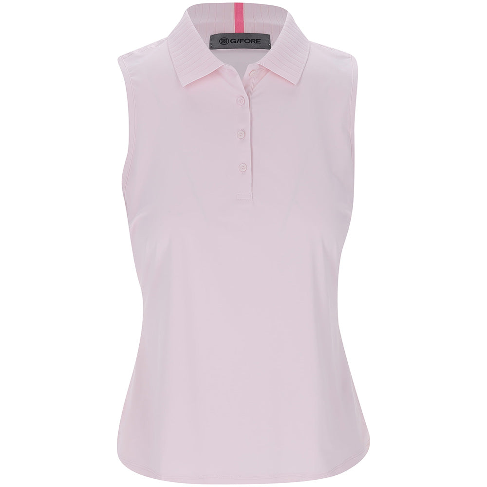 Women's Silky Tech Nylon Sleeveless Polo
