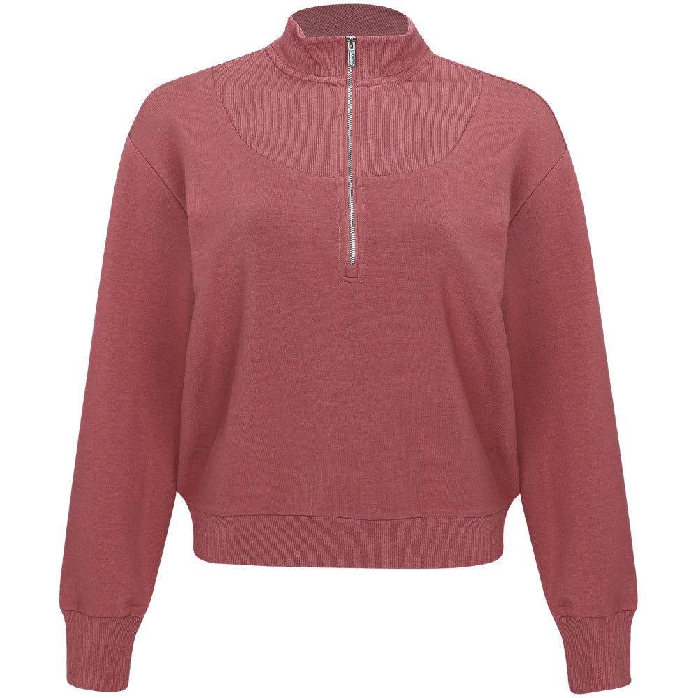 Women's Naomi Rib Knit 1/4 Zip Sweatshirt