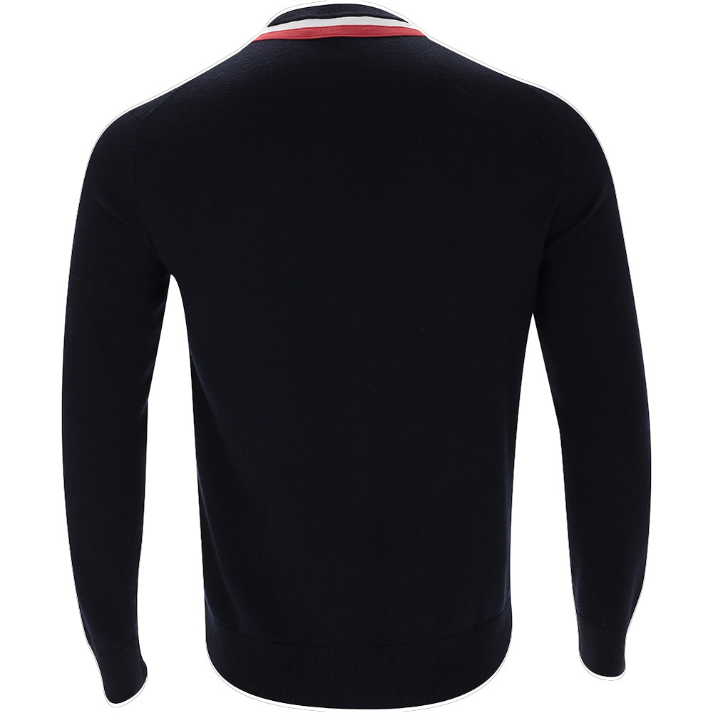 Color Block Merino Wool Sweater