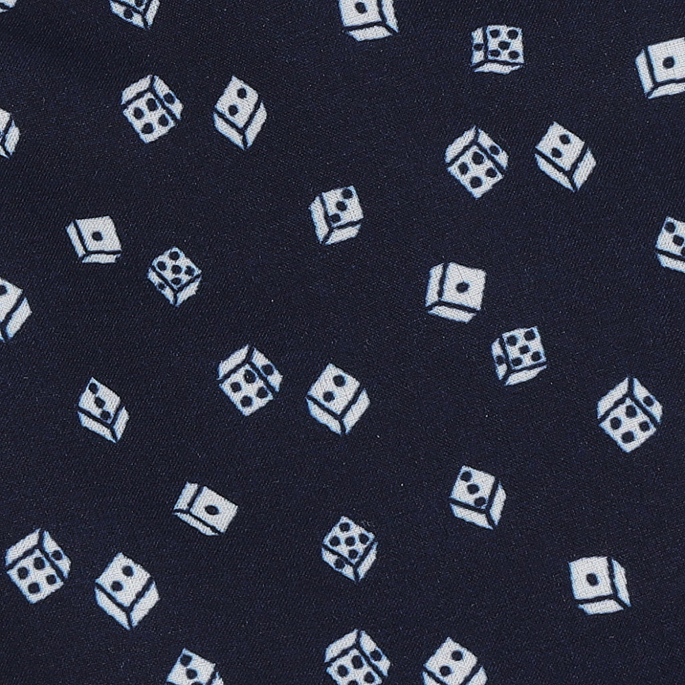 Tailored Fit Houndstooth Shorts