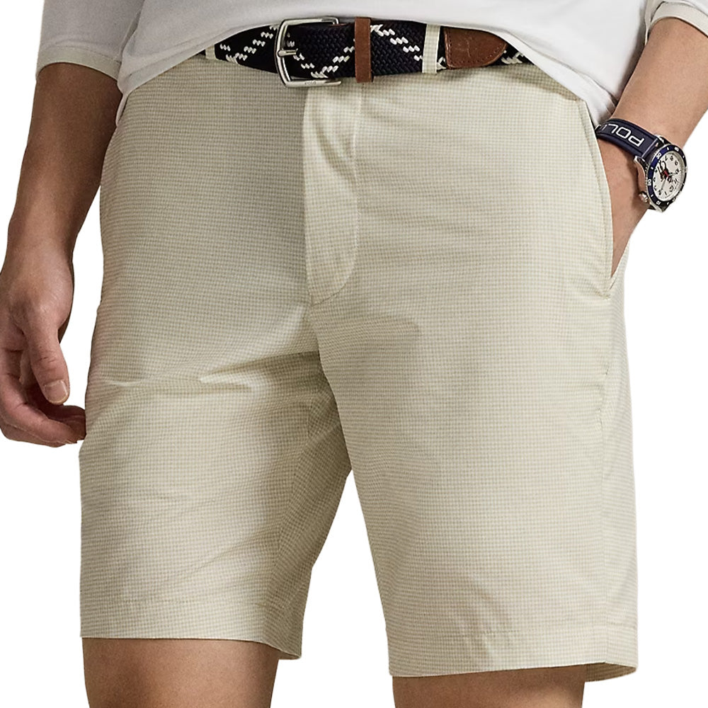 Tailored Fit Houndstooth Shorts