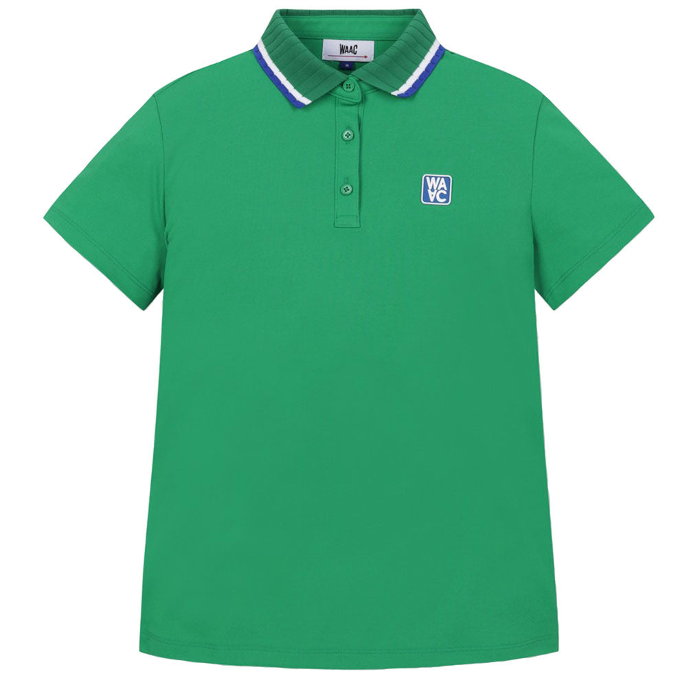 Women's Athletic Fit Rib Collar Polo