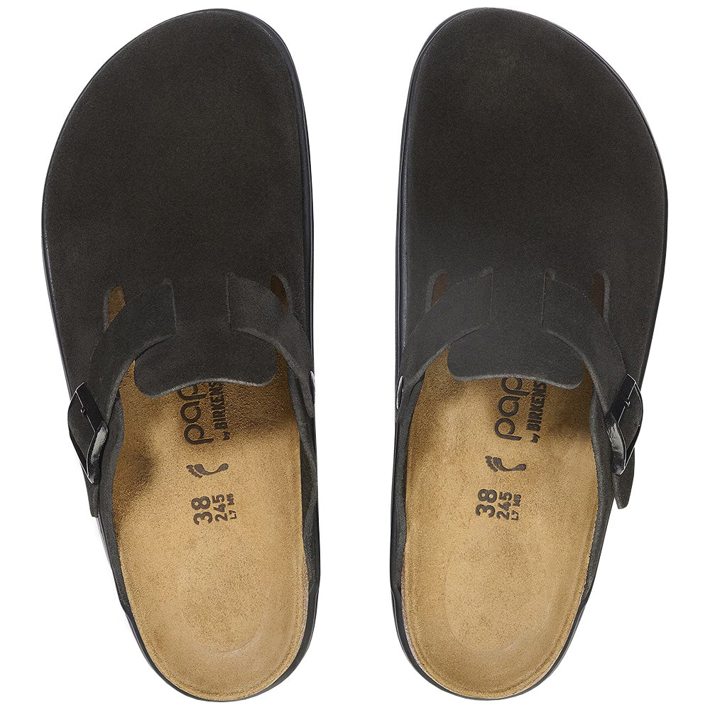 Women's Boston Chunky Sandals - Suede Leather