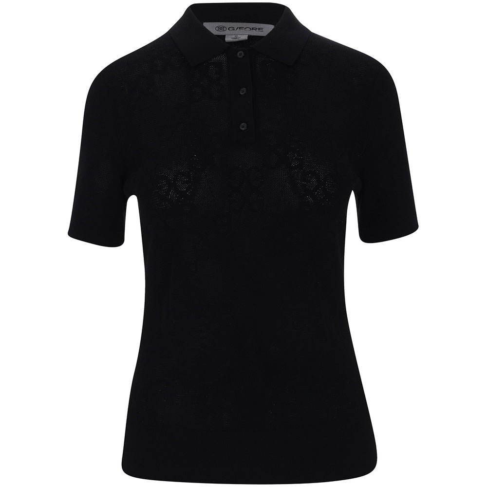Women's Pointelle G Sweater Polo