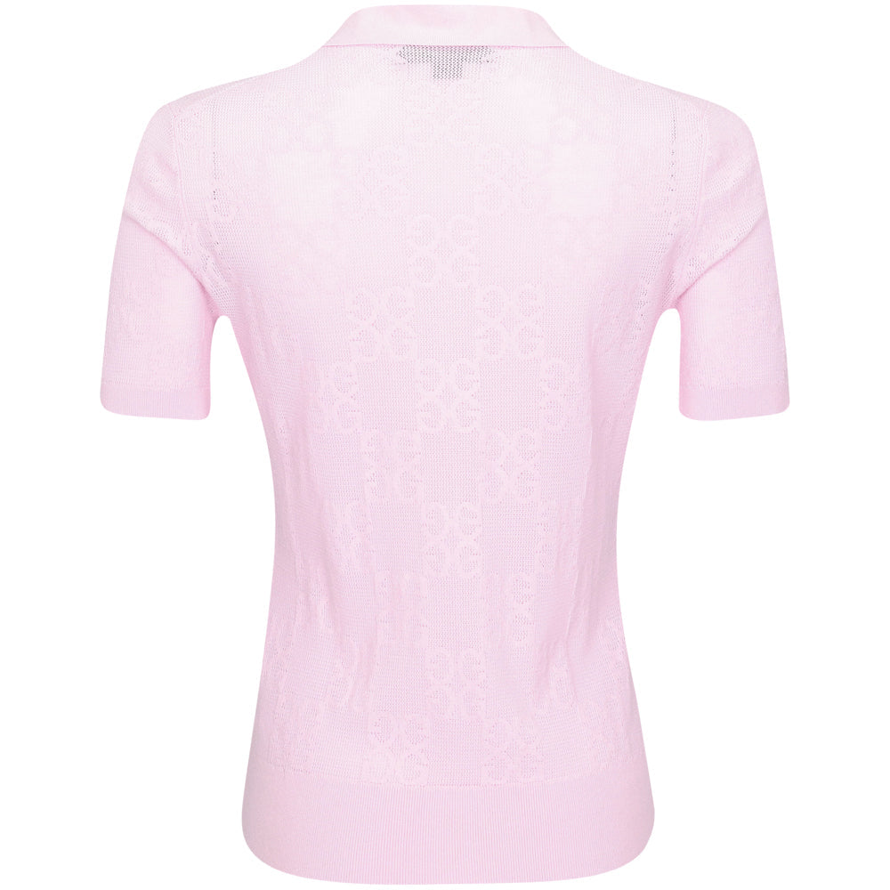 Women's Pointelle G Sweater Polo