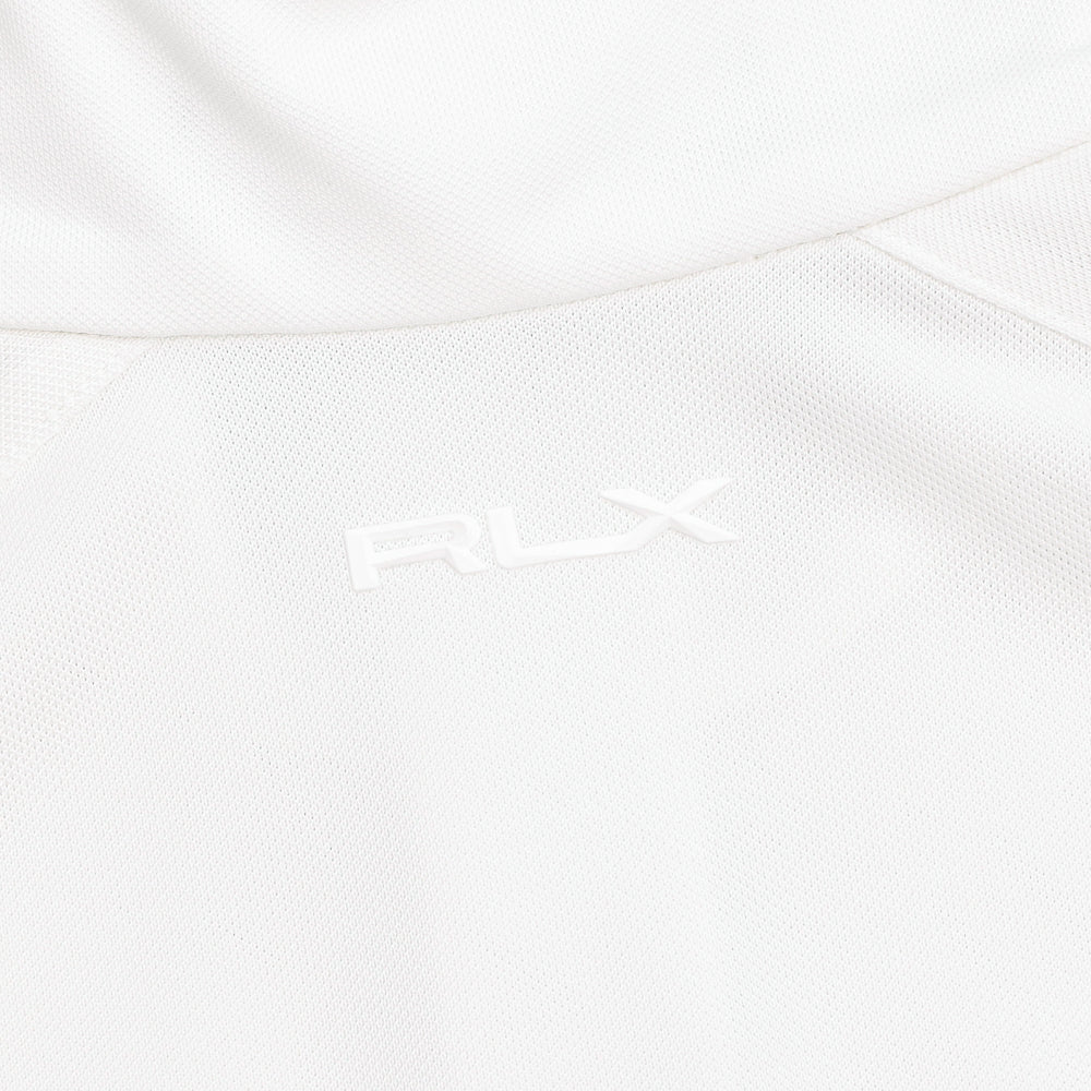 Juniors' Tricolor Sleeveless 1/4 Zip Mock Neck Polo