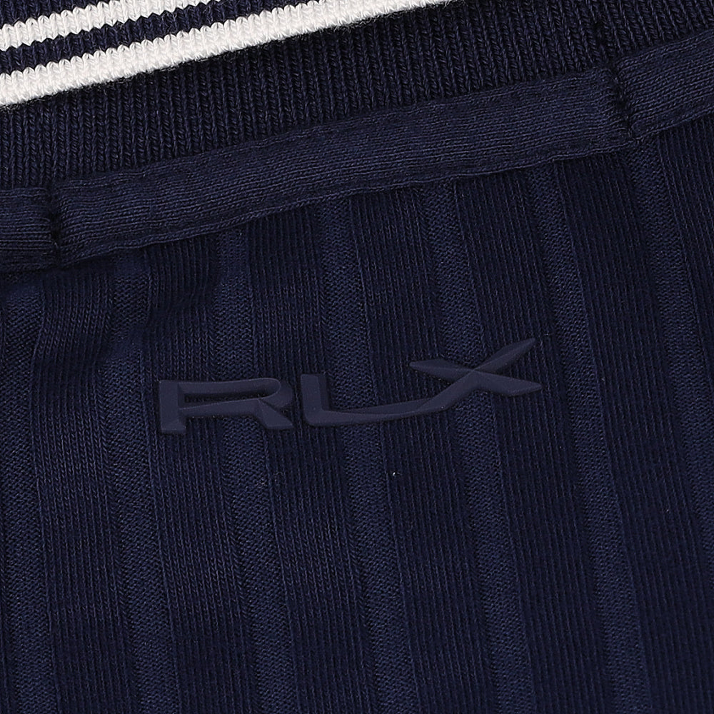 Women's Slim Fit Rib-Knit Cricket Polo