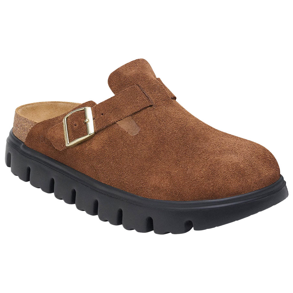 Women's Boston Chunky Sandals - Suede Leather