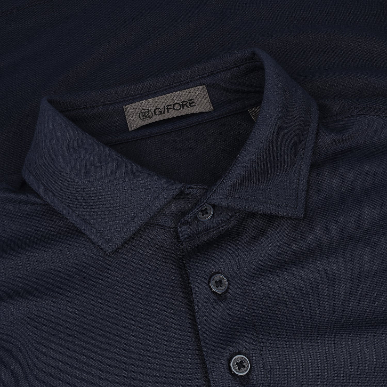 Cotton Stretch Long Sleeve Polo