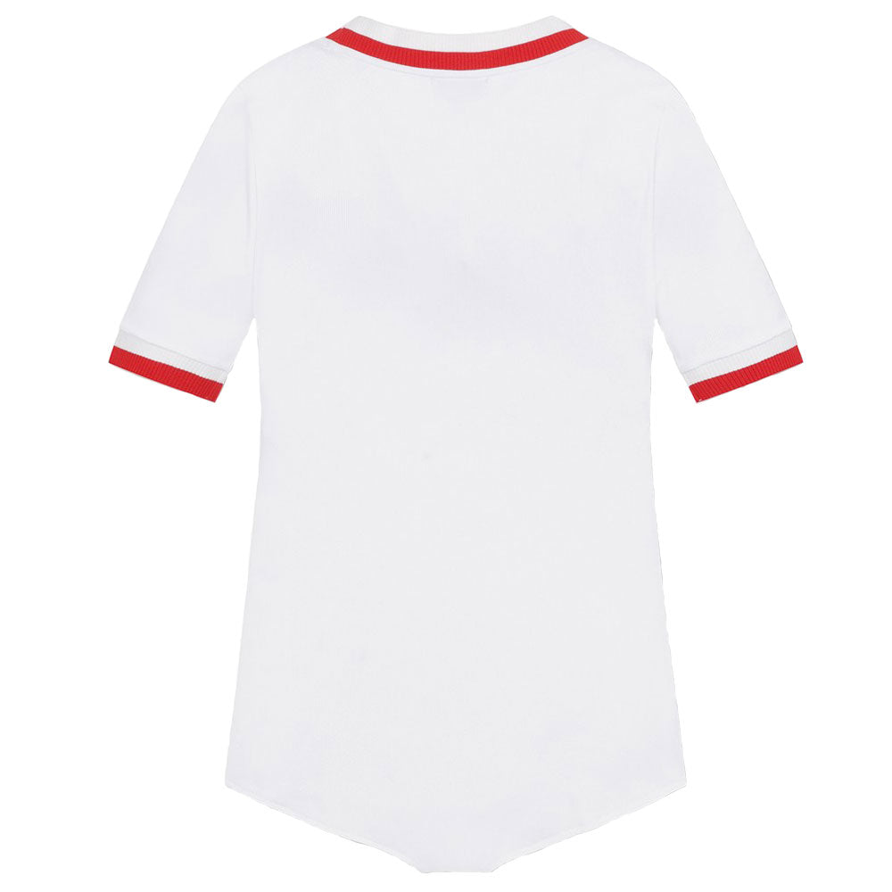 Women's Athletic Fit V-Neck Bodysuit