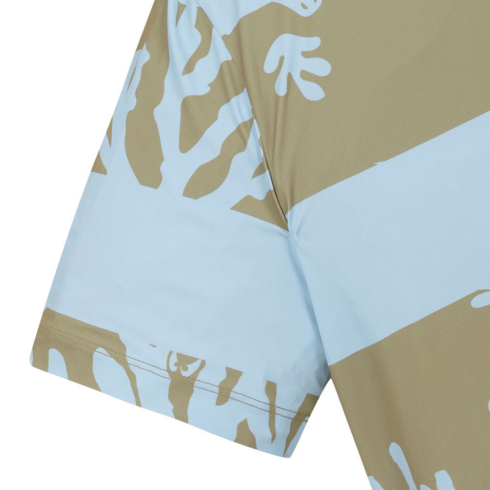 Athletic Fit Ocean Block Polo Shirt