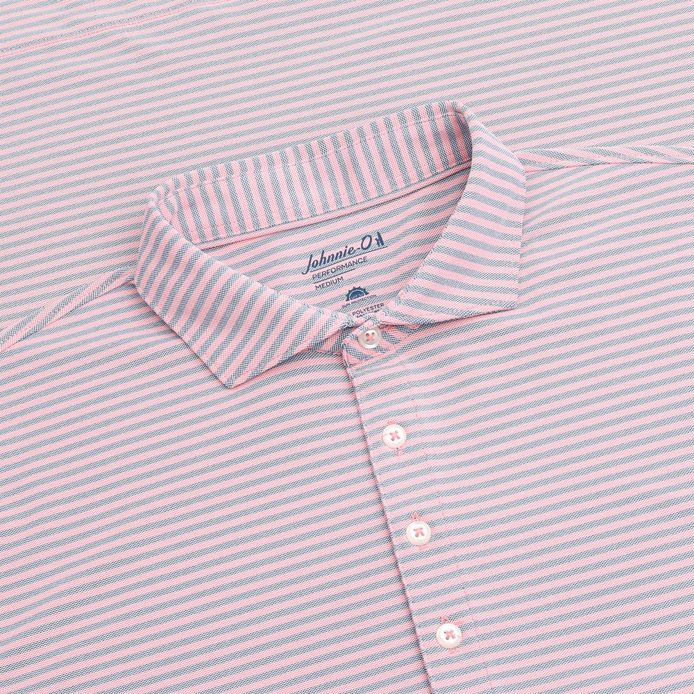 Performance Mesh Polo - Stetson Stripe