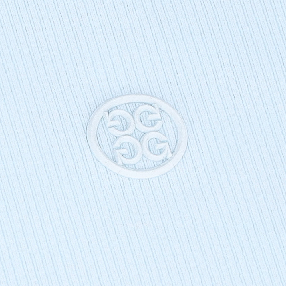 Women’s Checkered Collar Ribbed Tech Polo