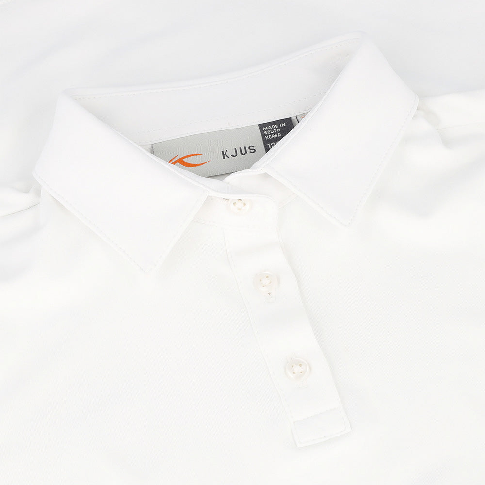 Girls' Self Collar Polo