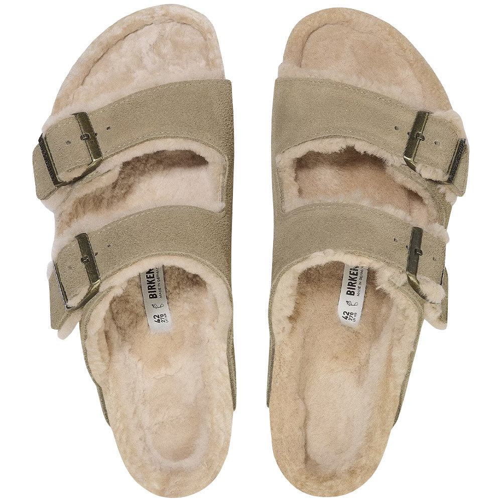 Arizona Shearling Sandals - Suede Leather