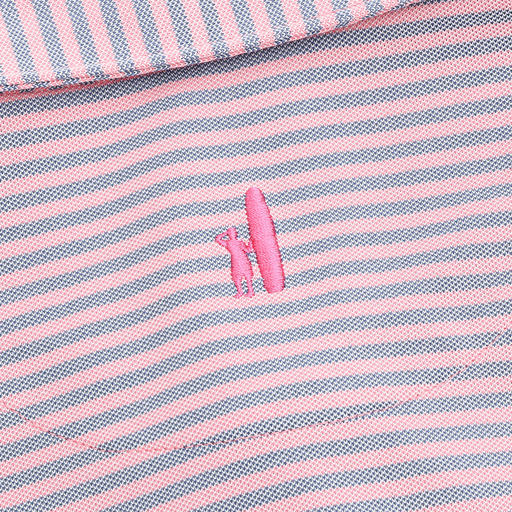 Performance Mesh Polo - Stetson Stripe