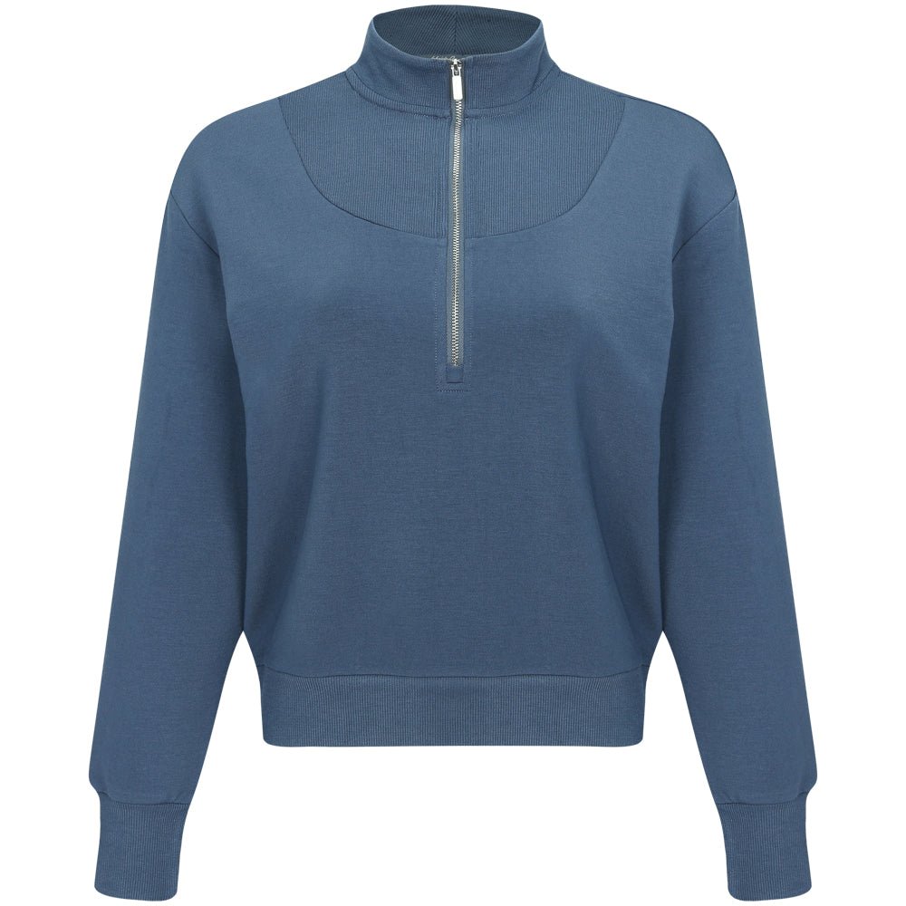 Women's Naomi Rib Knit 1/4 Zip Sweatshirt