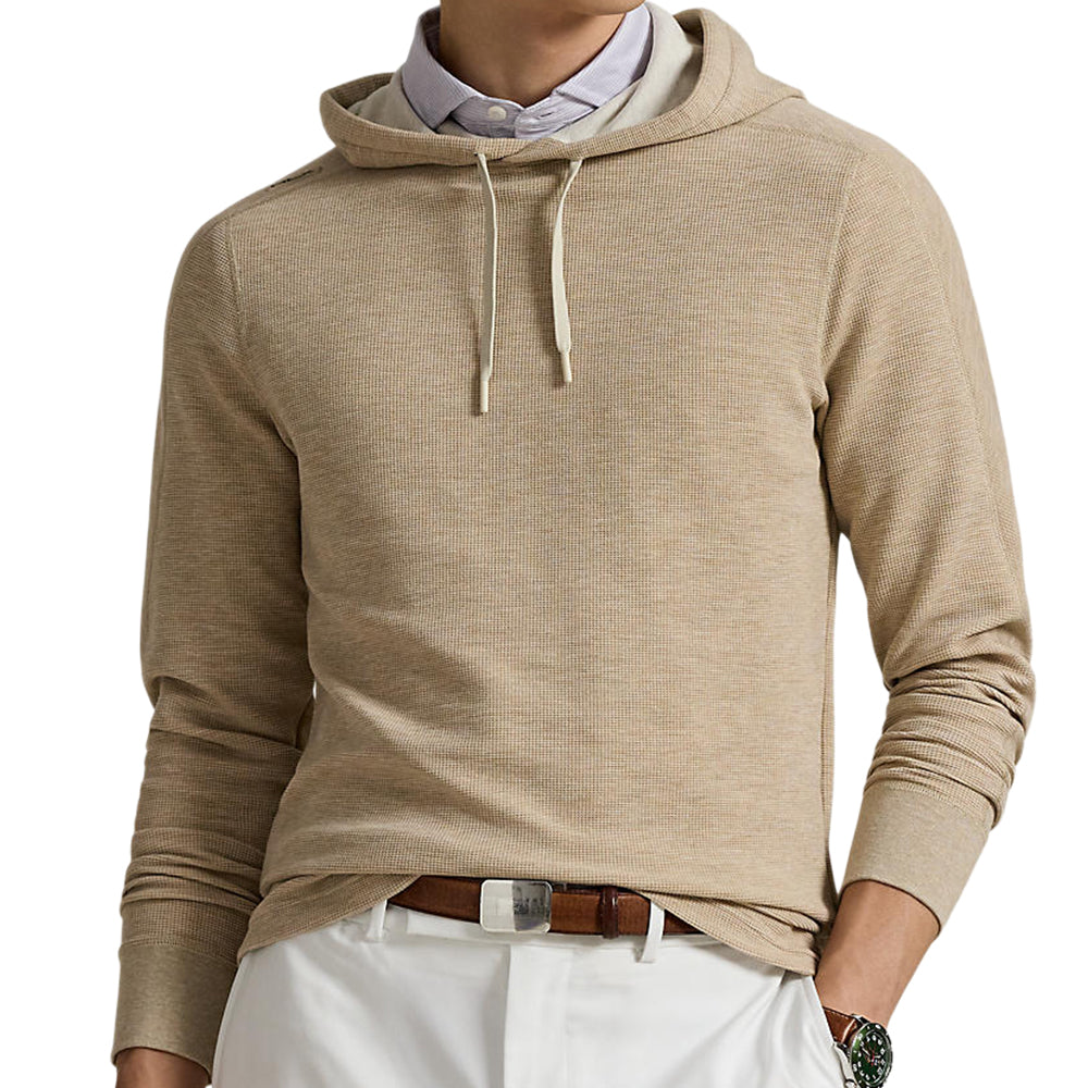 Performance Waffle-Knit Hoodie