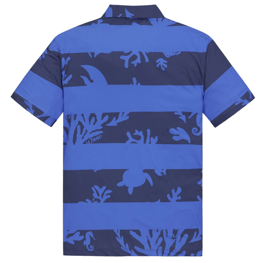 Athletic Fit Ocean Block Polo Shirt