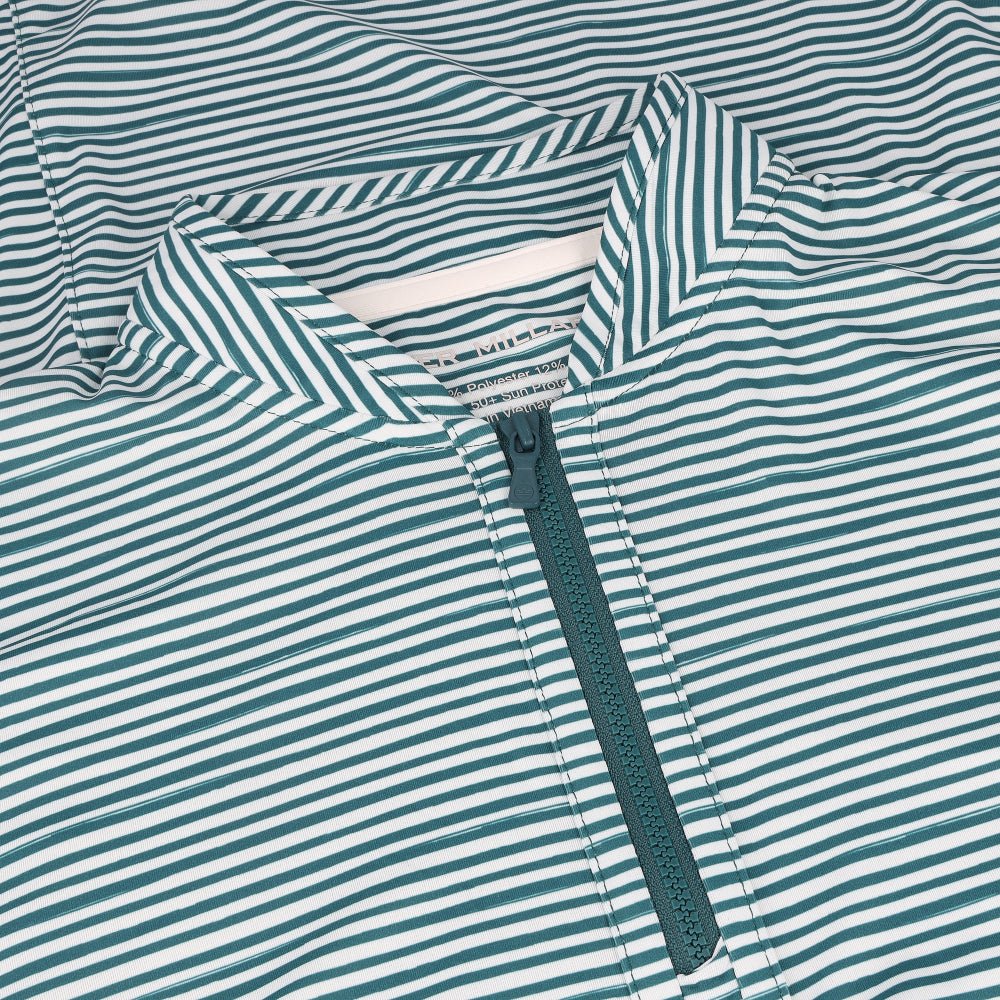 Women's Bunker Stripes Lightweight Long Sleeve 1/4 Zip Sunshirt