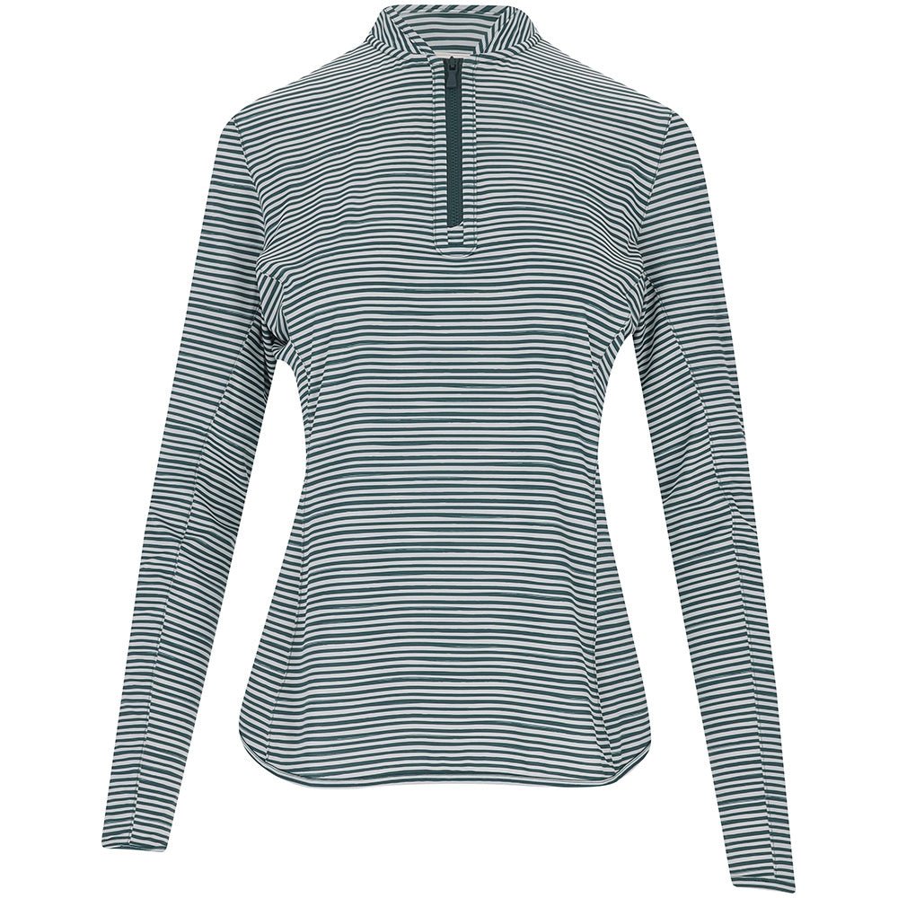 Women's Bunker Stripes Lightweight Long Sleeve 1/4 Zip Sunshirt