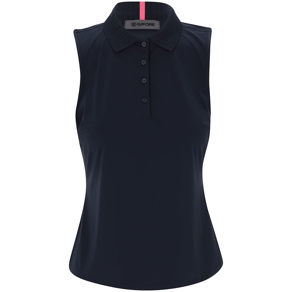 Women's Silky Tech Nylon Sleeveless Polo