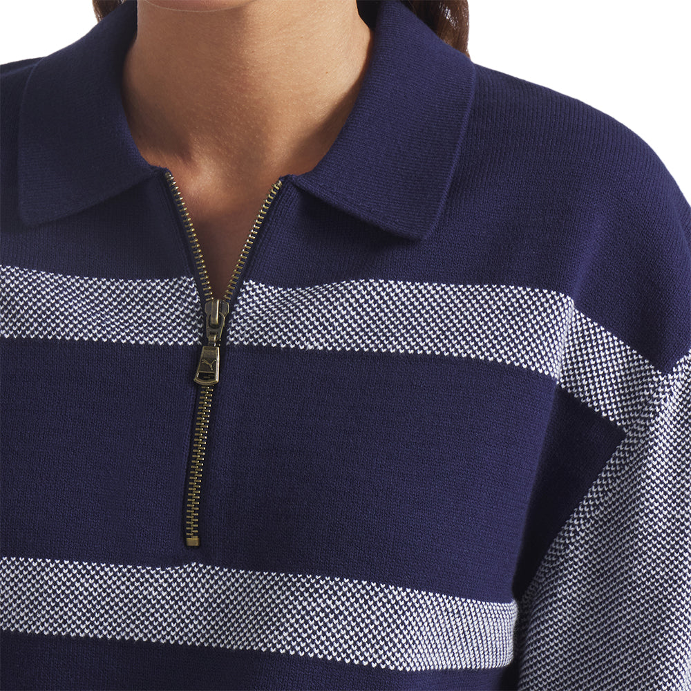 PUMA x Arnold Palmer Women's Collared 1/4 Zip Sweater