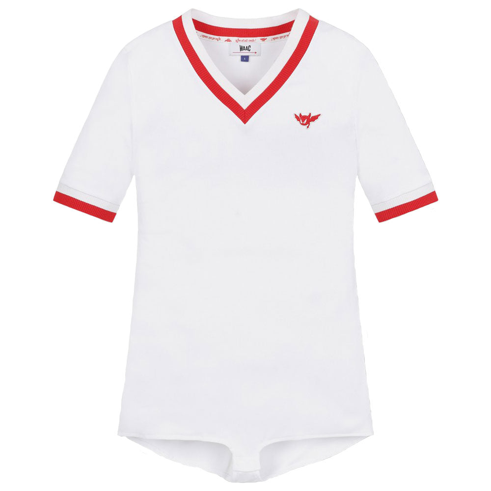 Women's Athletic Fit V-Neck Bodysuit